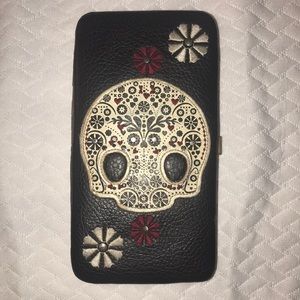 Loungefly punk skull wallet